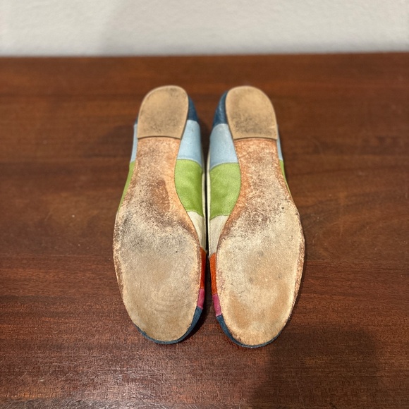 Coach Laila Canvas Striped Ballet Flats - Multicolor, 10 - Picture 8 of 8